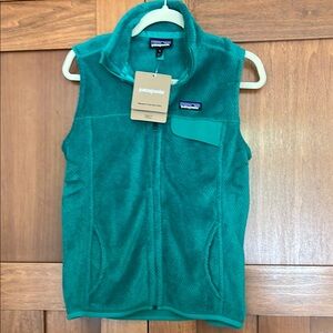 Patagonia Teal Fleece Vest